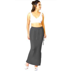 DERMAWEAR SKIRT Women's Blended Fabric Saree Shapewear